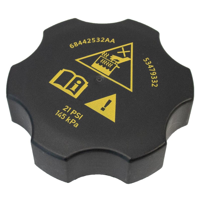 AUPARTIK Radiator Coolant Reservoir Recovery Cap 68442532AA for 2013-2021 Ram 1500 2500 3500 4500 5500 for Chrysler for Dodge for Jeep Compass Cherokee Renegade Grand Cherokee Durango  More - Image 1